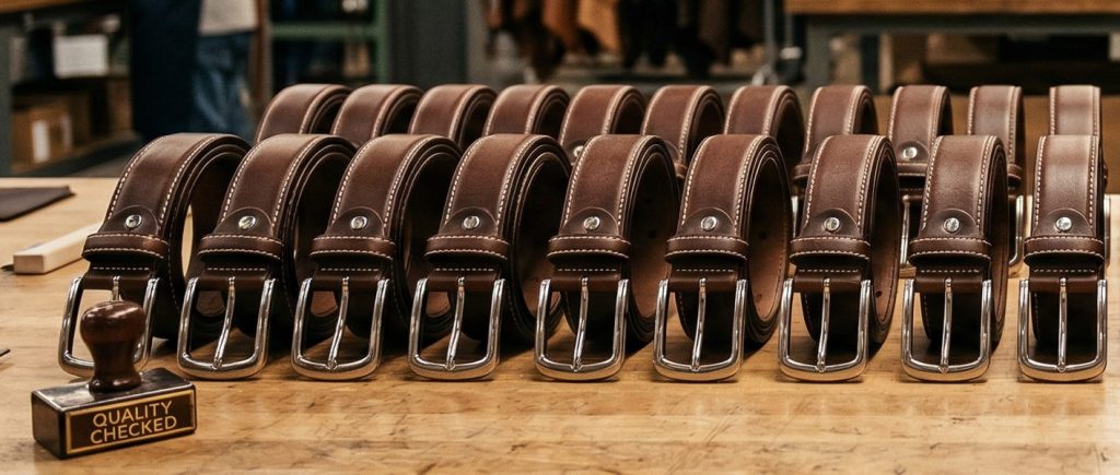 Flexible OEM belt production line accommodating various order quantities at GZNIUS facility in China